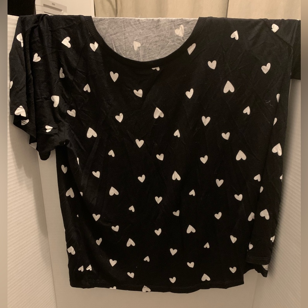 Honey dew brand pajamas. Heart shaped prints
